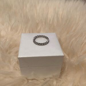 Alluring brilliant stackable ring